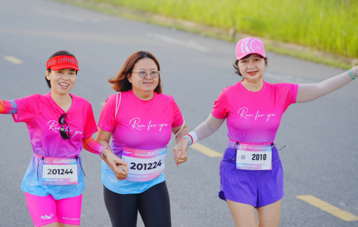 Giải chạy lan tỏa tinh thần ''sống đẹp'' đến phụ nữ