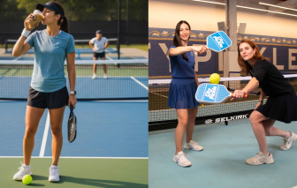 Uống cà phê, chơi pickleball trở thành phong cách sống hiện đại