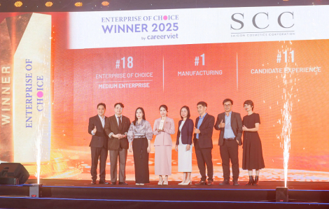 SCC được vinh danh "Doanh nghiệp được yêu thích năm 2025”