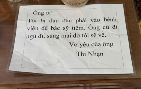 Bức thư yêu thương cụ bà U80 gửi tới chồng