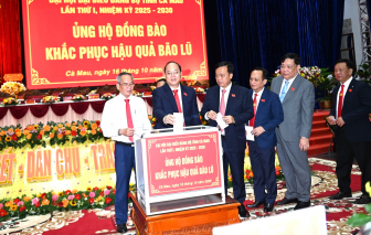 Cà Mau hướng về đồng bào bị ảnh hưởng do thiên tai