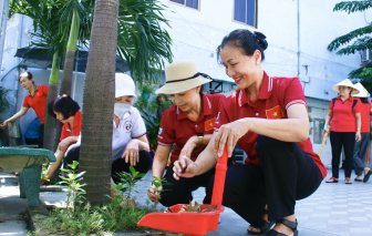Phụ nữ chung tay vì khu phố xanh, nghĩa tình
