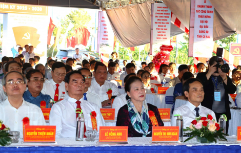 Cà Mau khánh thành 11 công trình chào mừng Đại hội Đảng bộ tỉnh