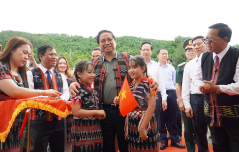 Thủ tướng Phạm Minh Chính dự lễ khởi công trường học ở miền núi Đà Nẵng