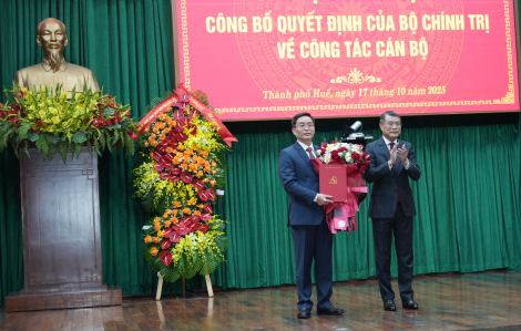 Bộ Chính trị chỉ định ông Nguyễn Đình Trung làm Bí thư Thành ủy Huế