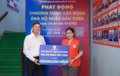 Tổng công ty Điện lực TPHCM trao hơn 286 triệu đồng ủng hộ nhân dân Cuba