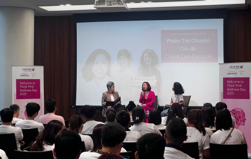 Hơn 100 người tham gia ngày hội thể thao Think Pink 2025