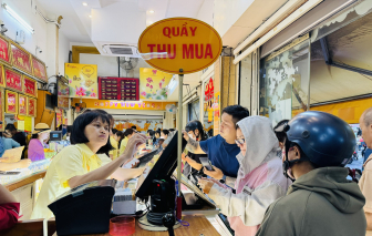 Giá vàng trong nước quay đầu giảm mạnh
