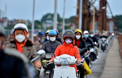 Không khí lạnh tăng cường, thời tiết miền Bắc bắt đầu chuyển lạnh