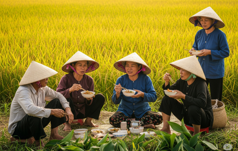 Nhớ những trưa đội cơm ra ruộng…