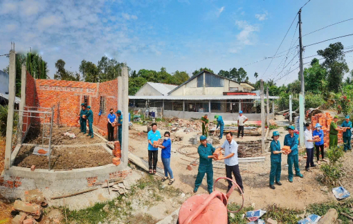 An Giang xây dựng 19 căn nhà trong hoạt động Tết quân - dân mừng tết cổ truyền 2026