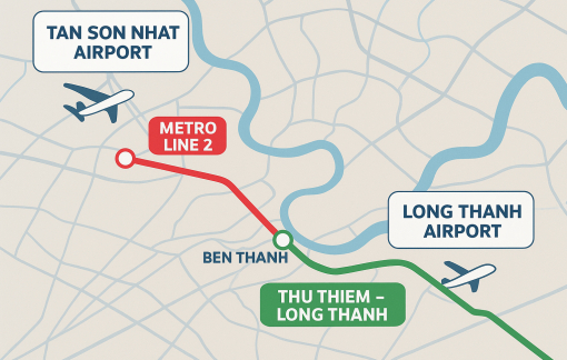 TPHCM muốn ưu tiên làm 2 tuyến metro kết nối sân bay Tân Sơn Nhất và Long Thành
