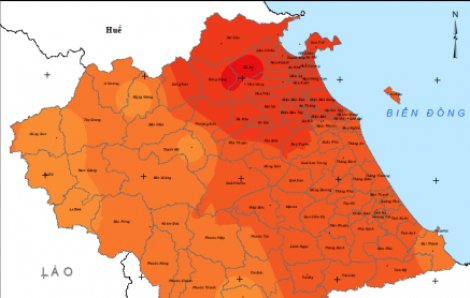 Từ chiều nay 22/10 đến sáng 23/10 Đà Nẵng mưa lớn, đề phòng mưa với cường suất trên 200mm/3 giờ