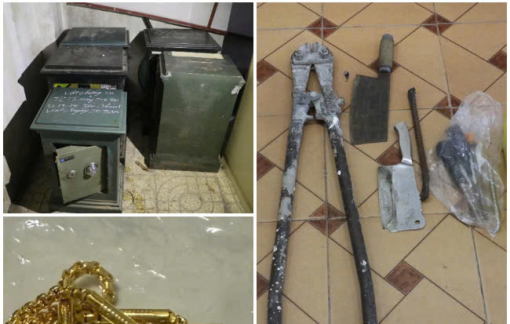 Vừa ra tù đã đột nhập nhà dân cạy két sắt trộm vàng