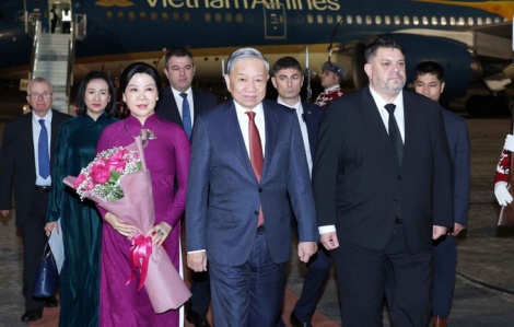 Tổng bí thư Tô Lâm và Phu nhân bắt đầu thăm chính thức Cộng hòa Bulgaria