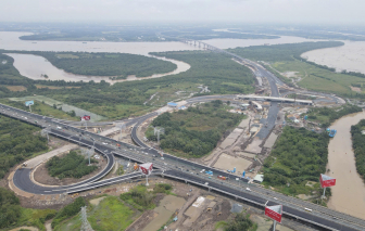 Dừng thi công nhánh A Vành đai 3 TPHCM do lún cục bộ