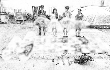 Bắt giữ 4 người trộm và tiêu thụ chó mèo