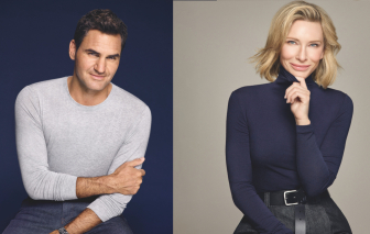 Cate Blanchett và Roger Federer quảng bá trang phục HEATTECH