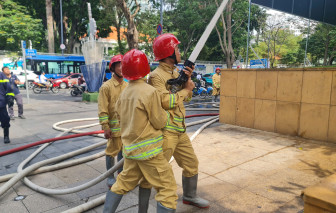 Điều chỉnh giao thông trên đường Lê Lợi, Nam Kỳ Khởi Nghĩa để phục vụ diễn tập PCCC