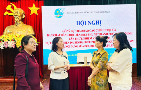 Góp ý dự thảo văn kiện Đại hội đại biểu Phụ nữ TPHCM - Thúc đẩy phụ nữ khởi nghiệp, đổi mới sáng tạo, làm giàu chính đáng