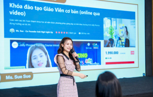 Cô Lại Xuân (Sue Sue) tiên phong lan tỏa Jolly Phonics tại Việt Nam