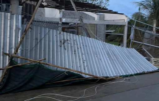 Cà Mau thiệt hại hàng trăm triệu đồng do lốc xoáy