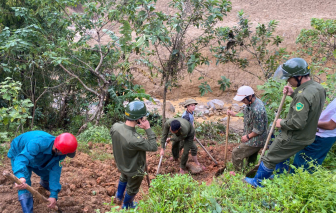 Quảng Ngãi: Huy động quân đội, công an mở đường mòn gùi lương thực cho 5 thôn bị cô lập Quảng Ngãi: Huy động quân đội, công an mở đường mòn gùi lương thực cho 5 thôn bị cô lập