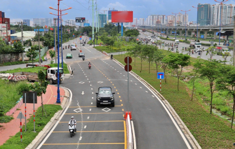 TPHCM: Đường nối ga metro đã cho xe chạy sau hơn 2 năm bị chặn