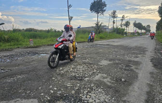 Đường Xuyên Á đoạn qua An Giang xuống cấp nghiêm trọng