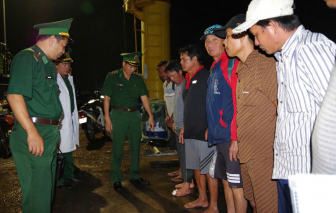 2 tàu cá bị chìm sau va chạm với tàu hàng, 11 người rơi xuống biển Vũng Tàu