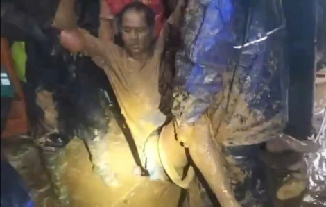 Lở núi kinh hoàng ở Đà Nẵng, vùi lấp 6 ngôi nhà