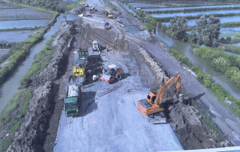 Cao tốc Cà Mau - Cần Thơ sẽ hoàn thành thông tuyến trước 19/12