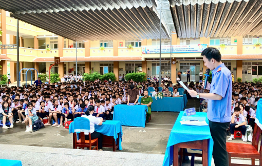 1.200 học sinh mắt thấy tai nghe hậu quả ma túy và thuốc lá điện tử