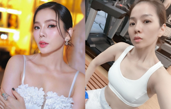 Sao Việt khỏe đẹp: Lệ Quyên sắc vóc quyến rũ nhờ tập gym đều đặn