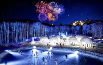 Khám phá khách sạn và nhà thờ làm từ băng tuyết tại Nhật Bản