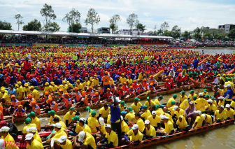 Sôi động giải đua ghe ngo lớn nhất ở đồng bằng sông Cửu Long