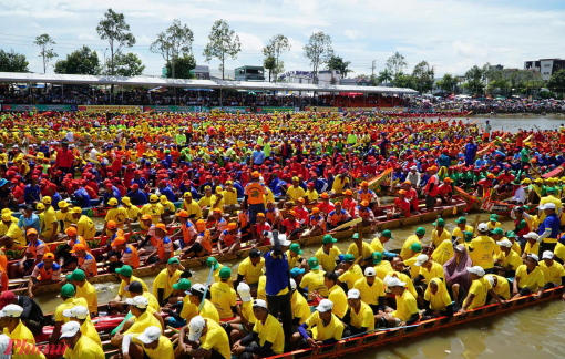 Sôi động giải đua ghe ngo lớn nhất ở đồng bằng sông Cửu Long