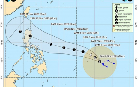 Bão số 13 chưa đổ bộ, bão nhiệt đới Fung-wong đã hình thành ngoài khơi