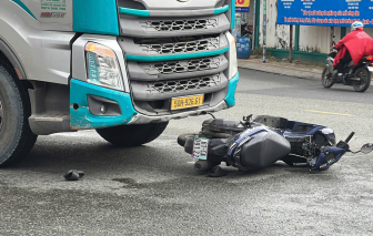 Nữ sinh tử vong sau va chạm với xe tải