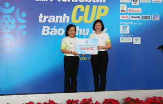 Hai cô gái Tây Ninh lên ngôi vô địch Giải Pickleball Báo Phụ nữ TPHCM 2025