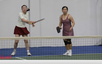 Hai cô gái Tây Ninh lên ngôi vô địch Giải Pickleball Báo Phụ nữ TPHCM 2025