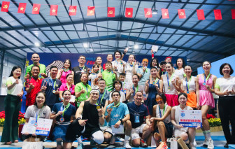 Bế mạc Giải Pickleball Báo Phụ nữ TPHCM: Một ngày tranh tài sôi nổi, kịch tính, tràn đầy cảm xúc