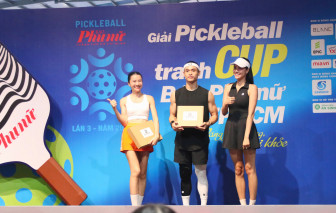 Nhìn lại những khoảnh khắc ấn tượng tại Giải Pickleball Báo Phụ nữ TPHCM lần 3