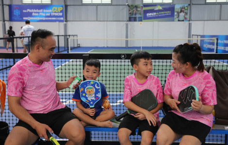 Pickleball Báo Phụ nữ TPHCM lần thứ ba - Gắn kết gia đình