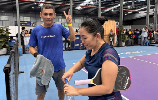 Rủ vợ thi đấu Pickleball để kỷ niệm 28 năm ngày cưới