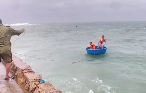 Tìm thấy 1 trong 3 nạn nhân ở Lý Sơn mất tích trong bão số 13