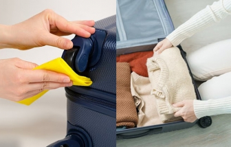 Mẹo làm sạch vali, vật dụng cá nhân sau mỗi chuyến du lịch