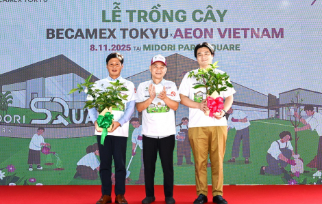 BECAMEX TOKYU và AEON Việt Nam tổ chức Ngày hội trồng cây “Cánh rừng quê hương” tại Midori Park Square