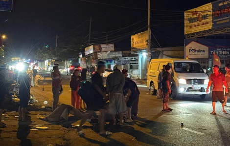 Va chạm với xe khách khi đang chuyển hướng trên đường, vợ chồng tử vong thương tâm