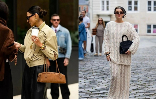 Túi xách da lộn 'lên ngôi' mùa lạnh